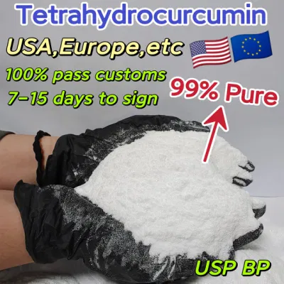 China Supplier, Cosmetic Raw Material 99% Pure Tetrahydrocurcumin Tetrahydrocurcuminoids Thc Powder for Skin Whitening Security Customs